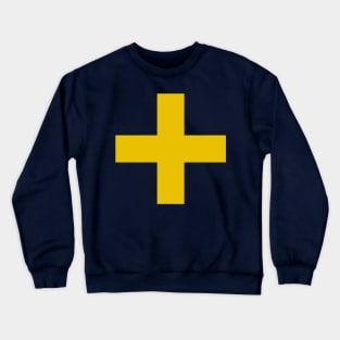 Greek cross (gold) Crewneck Sweatshirt